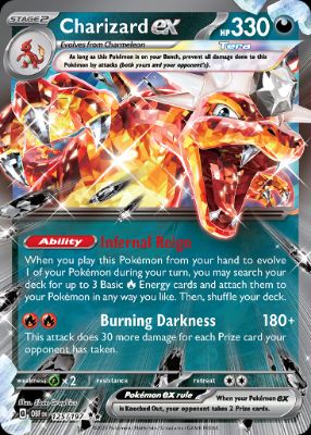 Charizard ex, Obsidian Flames #125